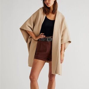 Free People All I Need Cozy Hooded Duster